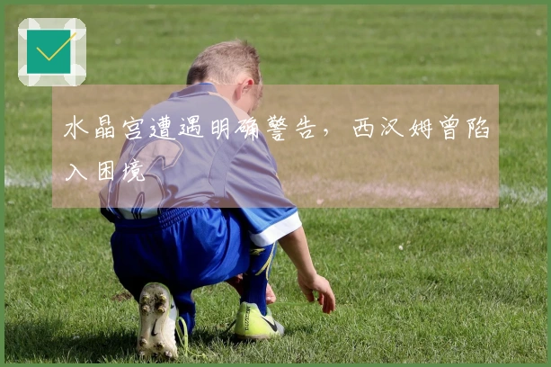 水晶宫遭遇明确警告，西汉姆曾陷入困境